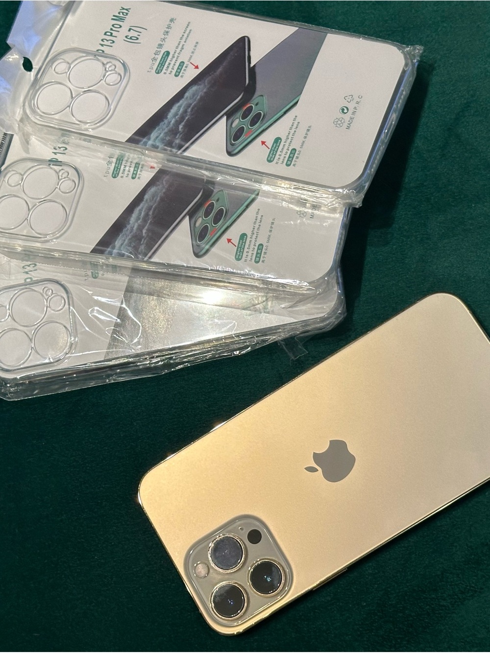 512gb iPhone 13 Pro Max with Clear Camera Lens Protectors